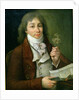 Portrait of Fabre d'Eglantine with his golden eglantine by Francois Thomire