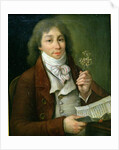 Portrait of Fabre d'Eglantine with his golden eglantine by Francois Thomire