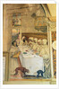 St. Benedict finds flour and feeds the monks by L. & Sodoma G. Signorelli