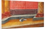 Oplontis, near Naples, Italy: murals in Villa Poppaea - detail of Roman fresco with bird by Anonymous