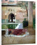 Courtyard of the Alhambra of Granada, 1880 by Benjamin Constant