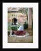 Courtyard of the Alhambra of Granada, 1880 by Benjamin Constant