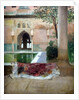 Courtyard of the Alhambra of Granada, 1880 by Benjamin Constant