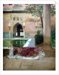 Courtyard of the Alhambra of Granada, 1880 by Benjamin Constant