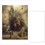 The Bag of Beziers in 1209 by Joseph-Noel Sylvestre