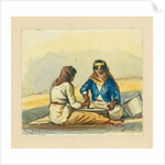 Grinding bread corn, 1872 by Claude Conder