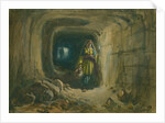 Subterranean Passage to Fountain of the Virgin, Jerusalem, 1869 by William 'Crimea' Simpson