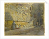 Lintel of Barclay's Doorway, Near Jews Wailing Place, Jerusalem, 1870 by William 'Crimea' Simpson