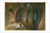 Bahr el Khabeer or the Great Sea Rock-cut cistern under the site of Solomon's Temple, 1870 by William 'Crimea' Simpson
