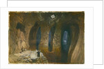 Bahr el Khabeer or the Great Sea Rock-cut cistern under the site of Solomon's Temple, 1870 by William 'Crimea' Simpson