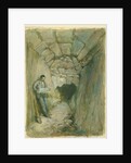 Rock-cut Conduit Under Robinson's Arch, Jerusalem, 1871 (w/c & pencil on paper by William 'Crimea' Simpson