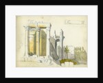 Temple of Jupiter, Baalbeck by Claude Conder