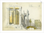 Temple of Jupiter, Baalbeck by Claude Conder