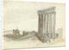 Temple of Jupiter, Baalbeck by Claude Conder