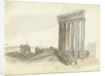 Temple of Jupiter, Baalbeck by Claude Conder
