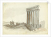 Temple of Jupiter, Baalbeck by Claude Conder