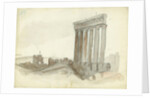 Temple of Jupiter, Baalbeck by Claude Conder