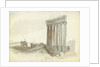 Temple of Jupiter, Baalbeck by Claude Conder