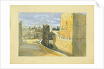 View of a town by Claude Conder