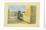 View of a town by Claude Conder