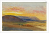 Mount Carmel in Autumn, looking West at Sunset, 1872 by Claude Conder