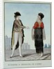 Nobleman and Noblewoman from Madrid, late 18th century by 18th century Naples school