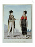 Nobleman and Noblewoman from Madrid, late 18th century by 18th century Naples school