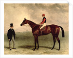 Gladiateur with Harry Grimshaw up and his owner, Count Frederic de Lagrange, 1865 by Harry Hall