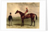 Gladiateur with Harry Grimshaw up and his owner, Count Frederic de Lagrange, 1865 by Harry Hall