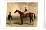 Gladiateur with Harry Grimshaw up and his owner, Count Frederic de Lagrange, 1865 by Harry Hall