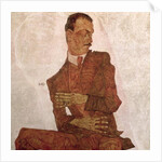 Arthur Roessler, 1910 by Egon Schiele