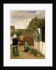 A Woman and a Maid in a Courtyard, c.1660-61 by Pieter de Hooch