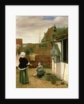 A Woman and a Maid in a Courtyard, c.1660-61 by Pieter de Hooch