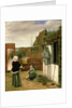 A Woman and a Maid in a Courtyard, c.1660-61 by Pieter de Hooch