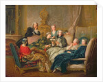 The Reading from Moliere, c.1730 by Jean Francois de Troy