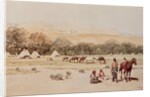 Indian Encampment, Denver, Colorado by Henry Francois Farny