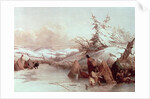 Spearing Fish in Winter by Captain Seth Eastman