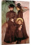 The Family on the Road c.1903 by Edvard Munch