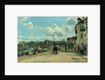 View of Pontoise: Quai au Pothuis, 1868 by Camille Pissarro