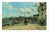 View of Pontoise: Quai au Pothuis, 1868 by Camille Pissarro
