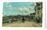 View of Pontoise: Quai au Pothuis, 1868 by Camille Pissarro