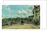 View of Pontoise: Quai au Pothuis, 1868 by Camille Pissarro