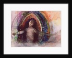 Woman with arms outstretched by Odilon Redon