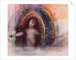 Woman with arms outstretched by Odilon Redon