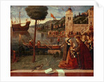 St.Ursula taking leave of her father, c.1500 by Vittore Carpaccio
