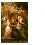 St. Ildefonso Altarpiece, central panel depicting the Virgin Mary Presenting a Liturgical Robe to St. Ildefonso, c.1630-32 by Peter Paul Rubens