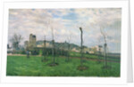 View of Montmartre from the Cite des Fleurs, Les Batignolles, 1869 by Alfred Sisley