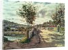 The Seine at Bougival, 1869 by Claude Monet