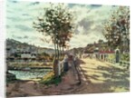 The Seine at Bougival, 1869 by Claude Monet