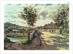 The Seine at Bougival, 1869 by Claude Monet